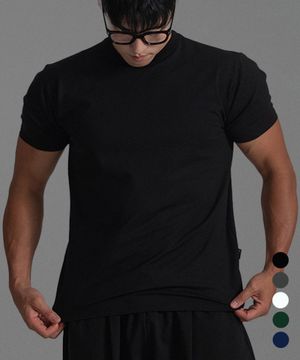 머슬핏 모달 실켓 반팔 티셔츠 5color