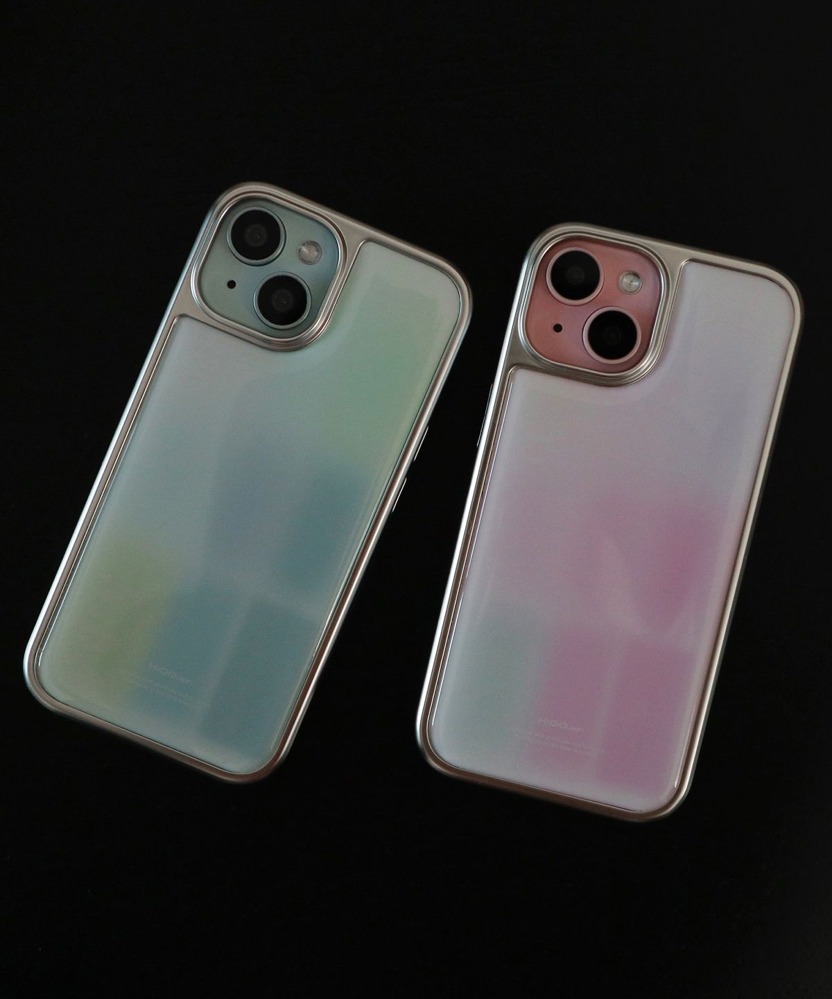 하이우(HIOO) 여름색 epoxy case. (실버 에폭시 범퍼 케이스, 2 colors)