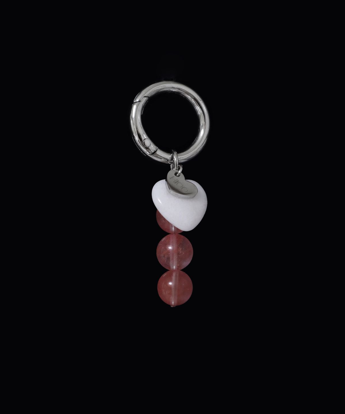 하이우(HIOO) Tomato keyring - inca rose.