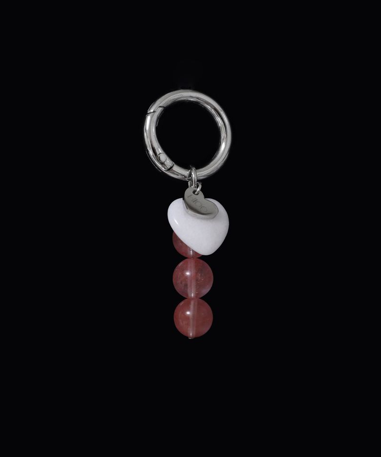 Tomato keyring - inca rose.