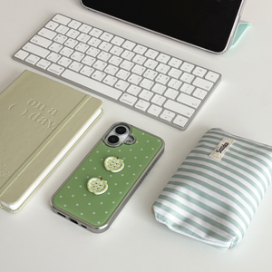 사과땡 [실버 에폭시 범퍼케이스]