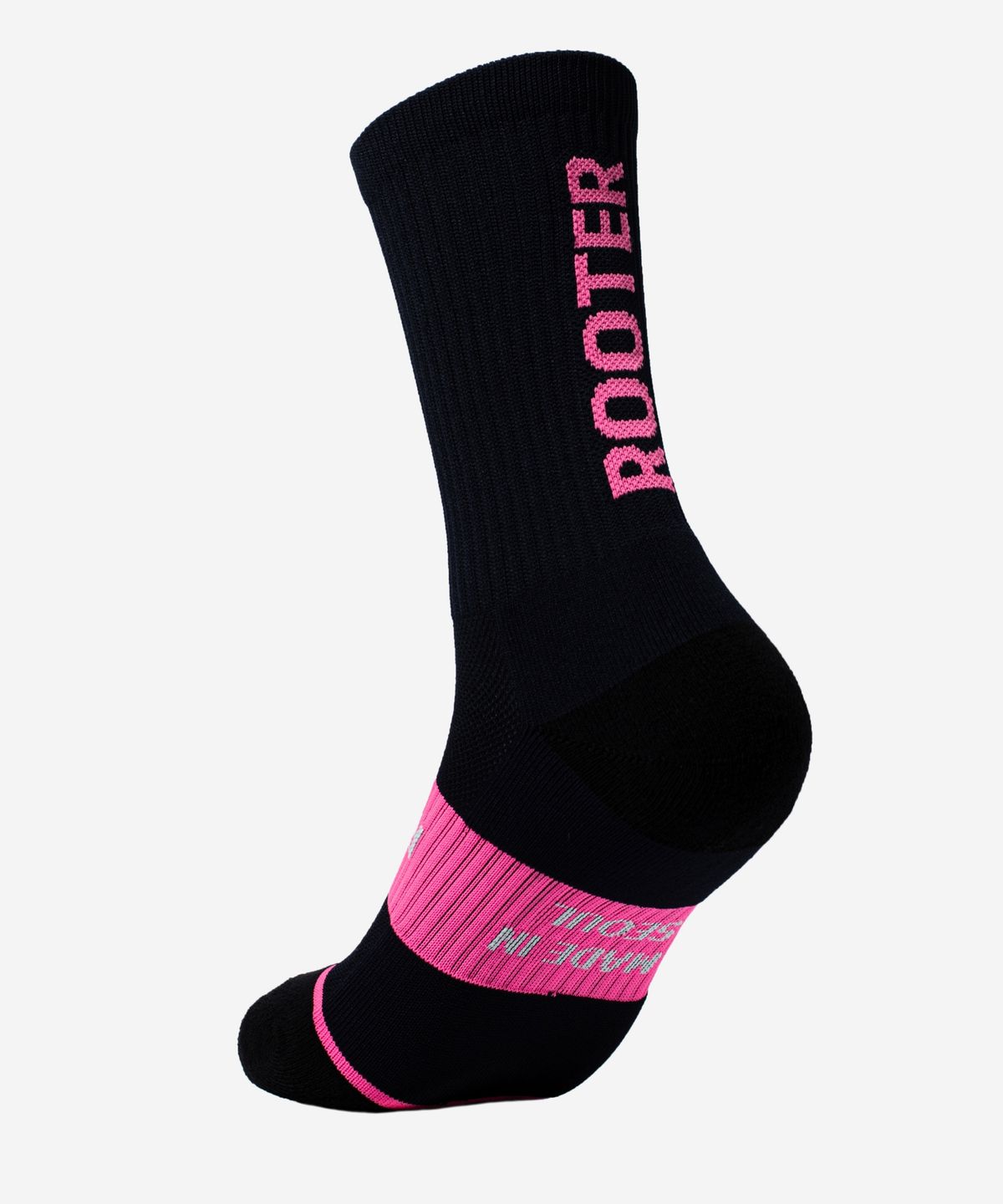 루터(ROOTER) 블랙 루터 크루 삭스
