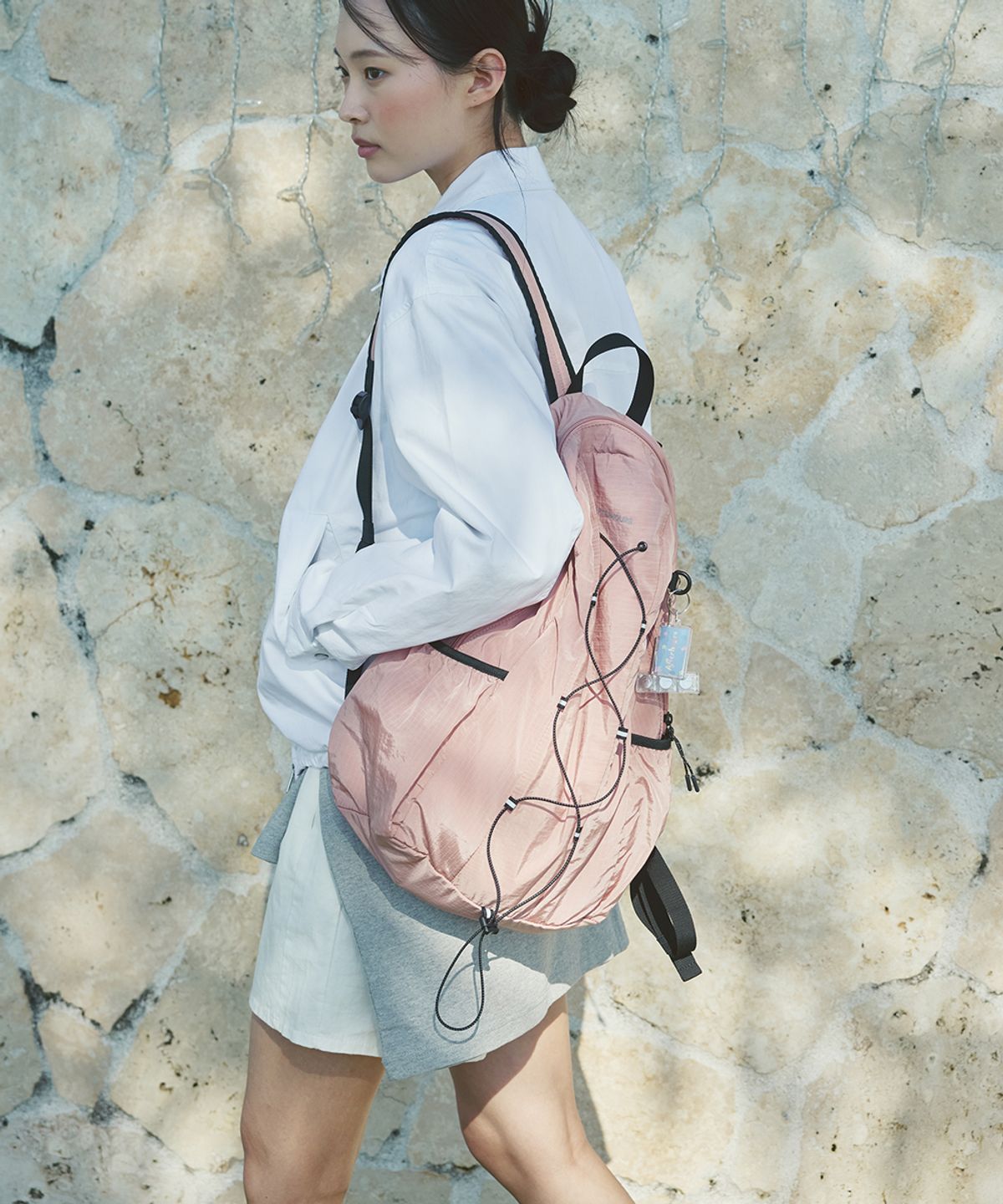 애프터아워즈(AFTERHOURS) LIGHT STRING BACKPACK (DUSTY PINK)