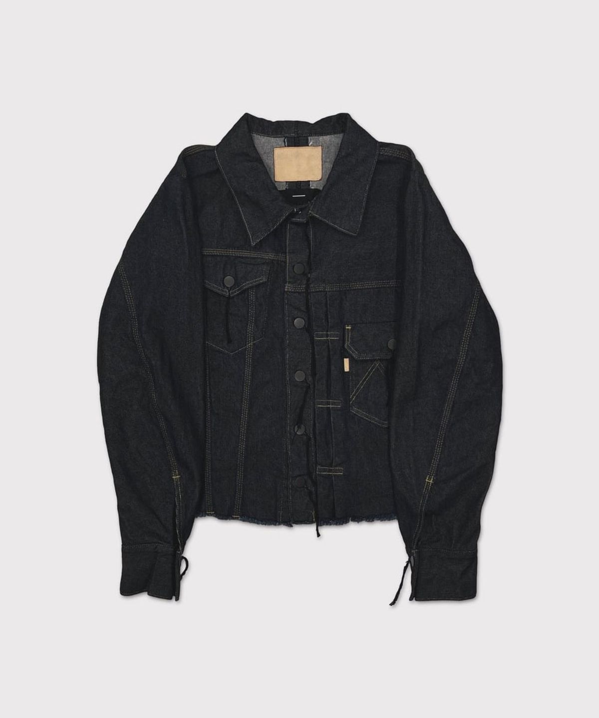 마이너스(MINUS) Deconstructed Denim Trucker(KOJIMA) INDIGO - INDIGO
