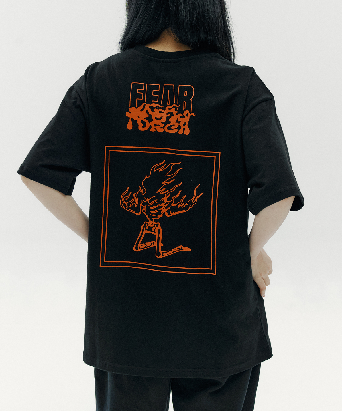 토치(TORCH) F/FEAR T-SHIRTS ［BLACK］