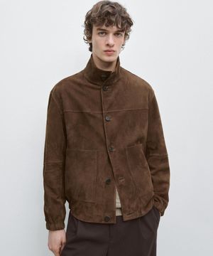 스웨이드 레더 재킷
