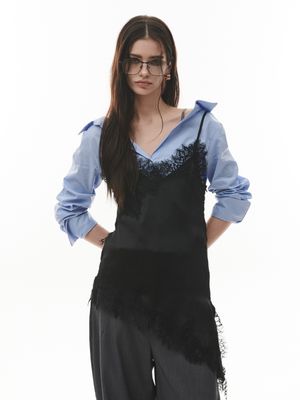 Cilly Satin Top [BLACK]