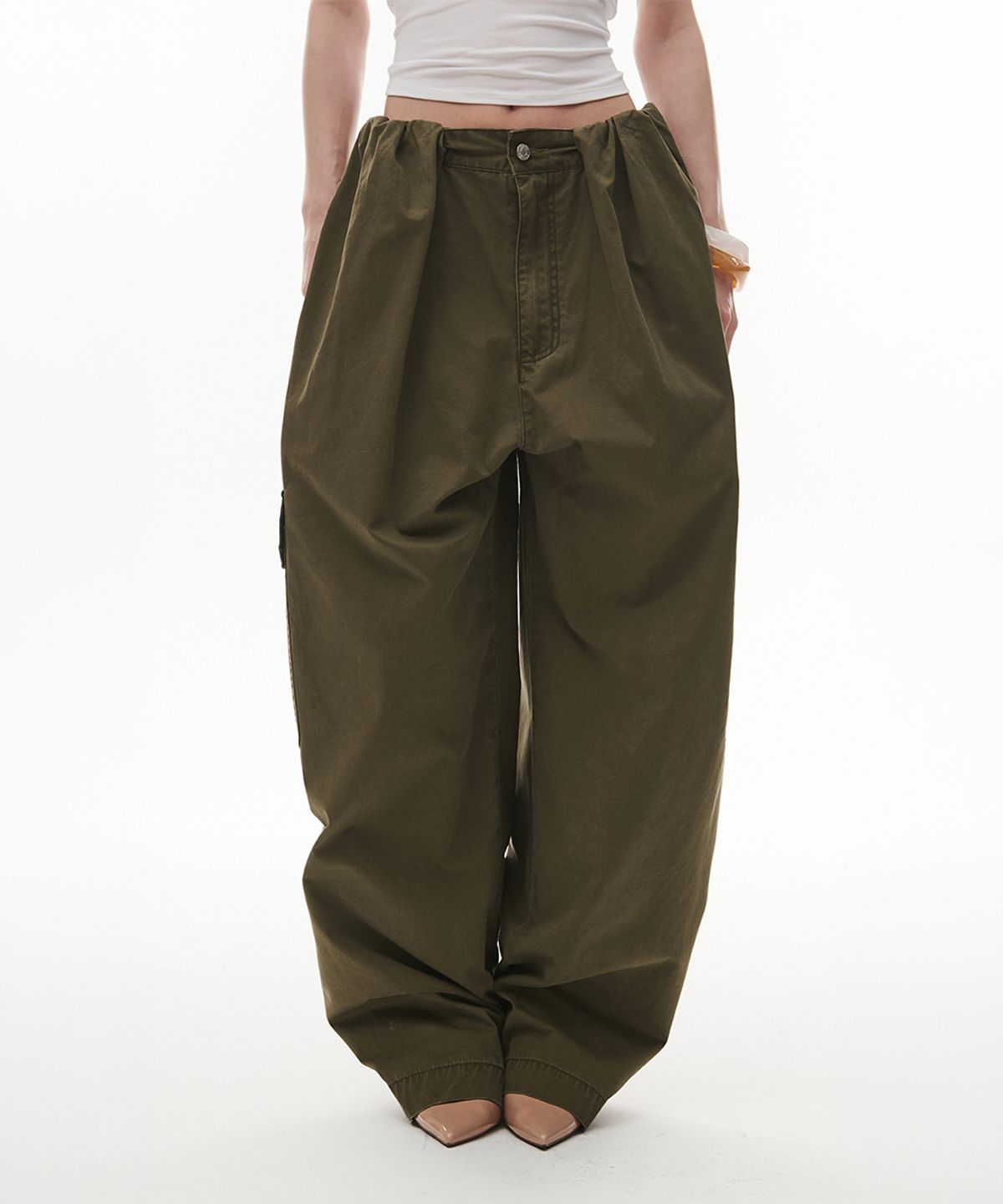 프로젝트 웨이브(PROJECT WAVE) Volume Waist Cargo Pant