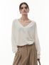 Bamboo Vneck Knit [IVORY]