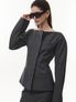 Lip Line Jacket [CHARCOAL]