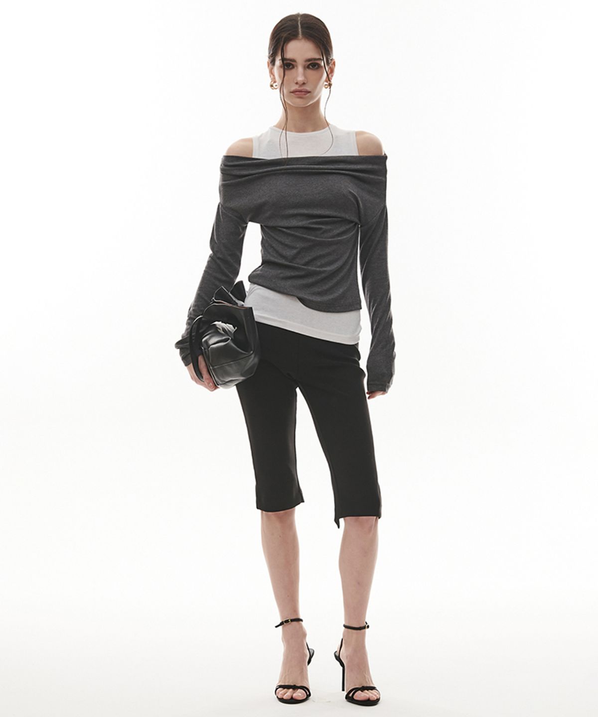 프로젝트 웨이브(PROJECT WAVE) Recurve Capri Pant [BLACK]