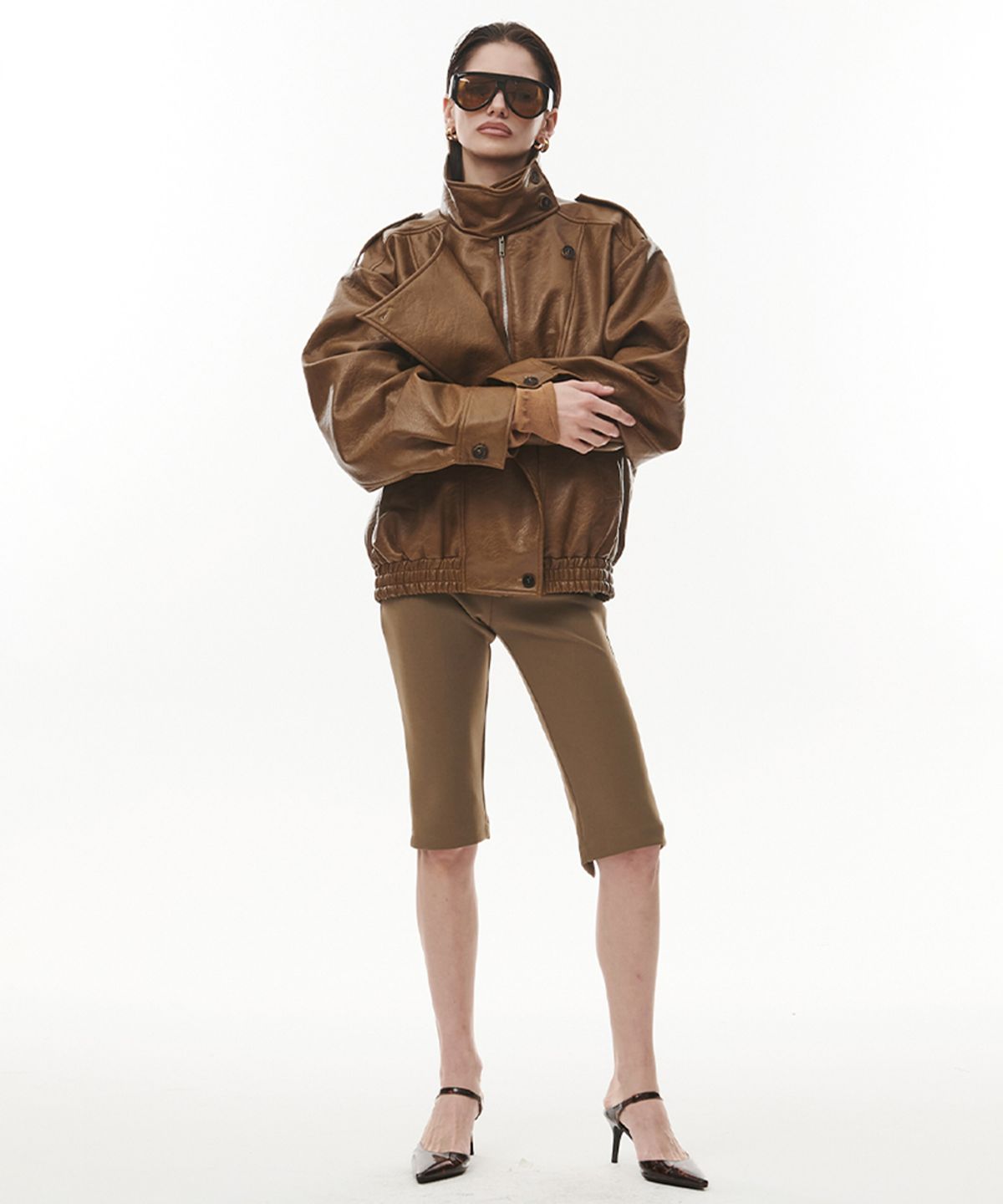 프로젝트 웨이브(PROJECT WAVE) Recurve Capri Pant [BEIGE]