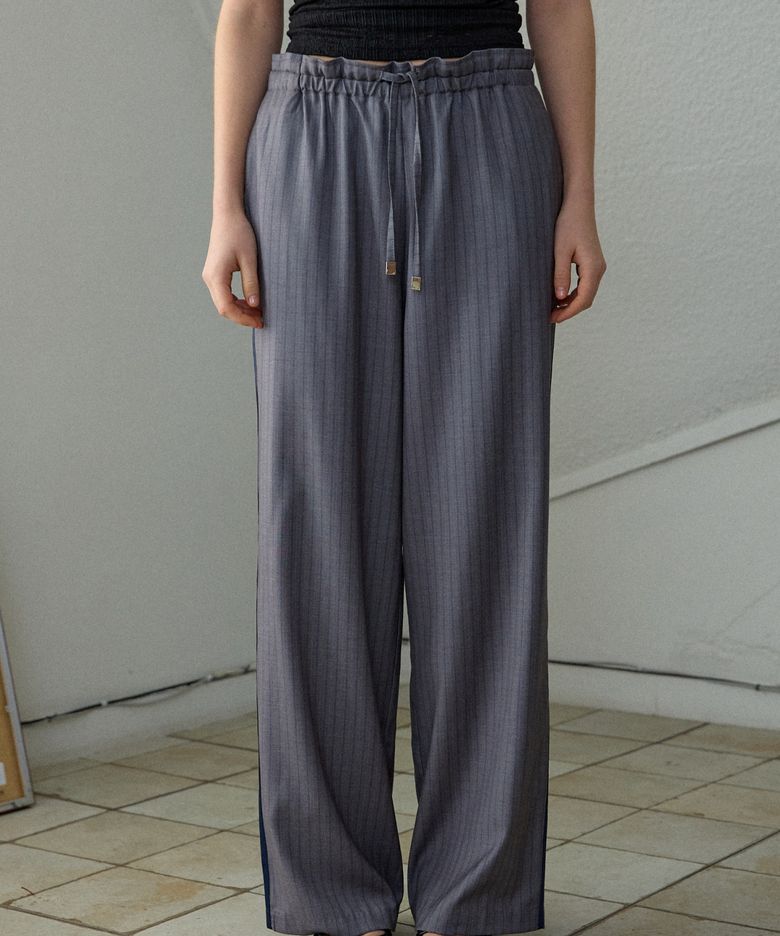 Sporty Side-Lined Track Pants_Grey