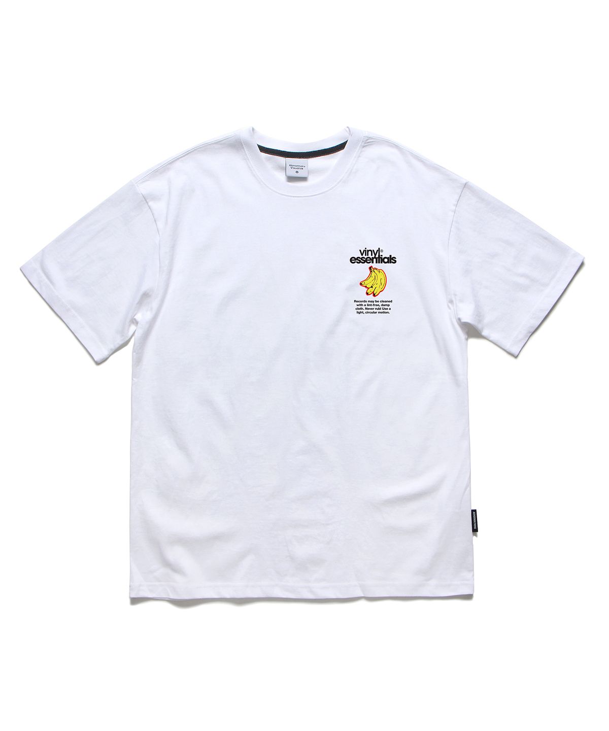 앱놀머씽(ABNORMALTHING) VIS 오버핏 티셔츠 화이트 (VIS T-SHIRT WHITE)