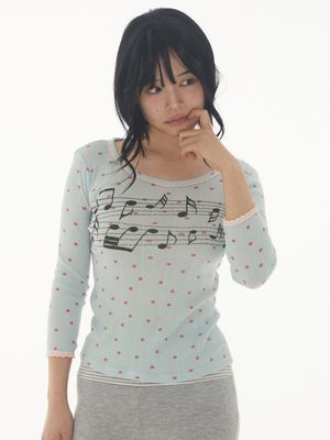 Sprinkle Melody Top Aqua-Berry Dot