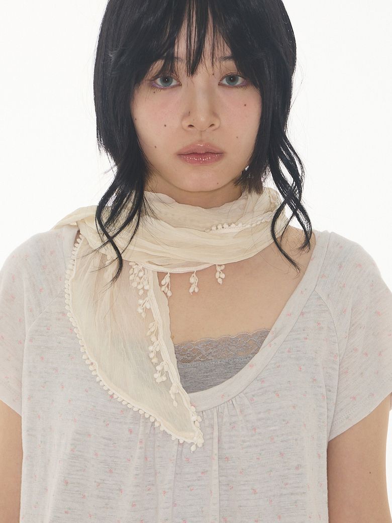 [6th] Lily Scarf Cream