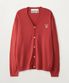 로렌 린넨 블렌드 가디건 레드
