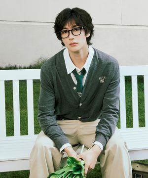 [라이즈PICK] 로렌 린넨 블렌드 가디건 차콜