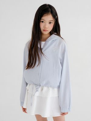 셰도우 스트라이프 크롭 셔켓