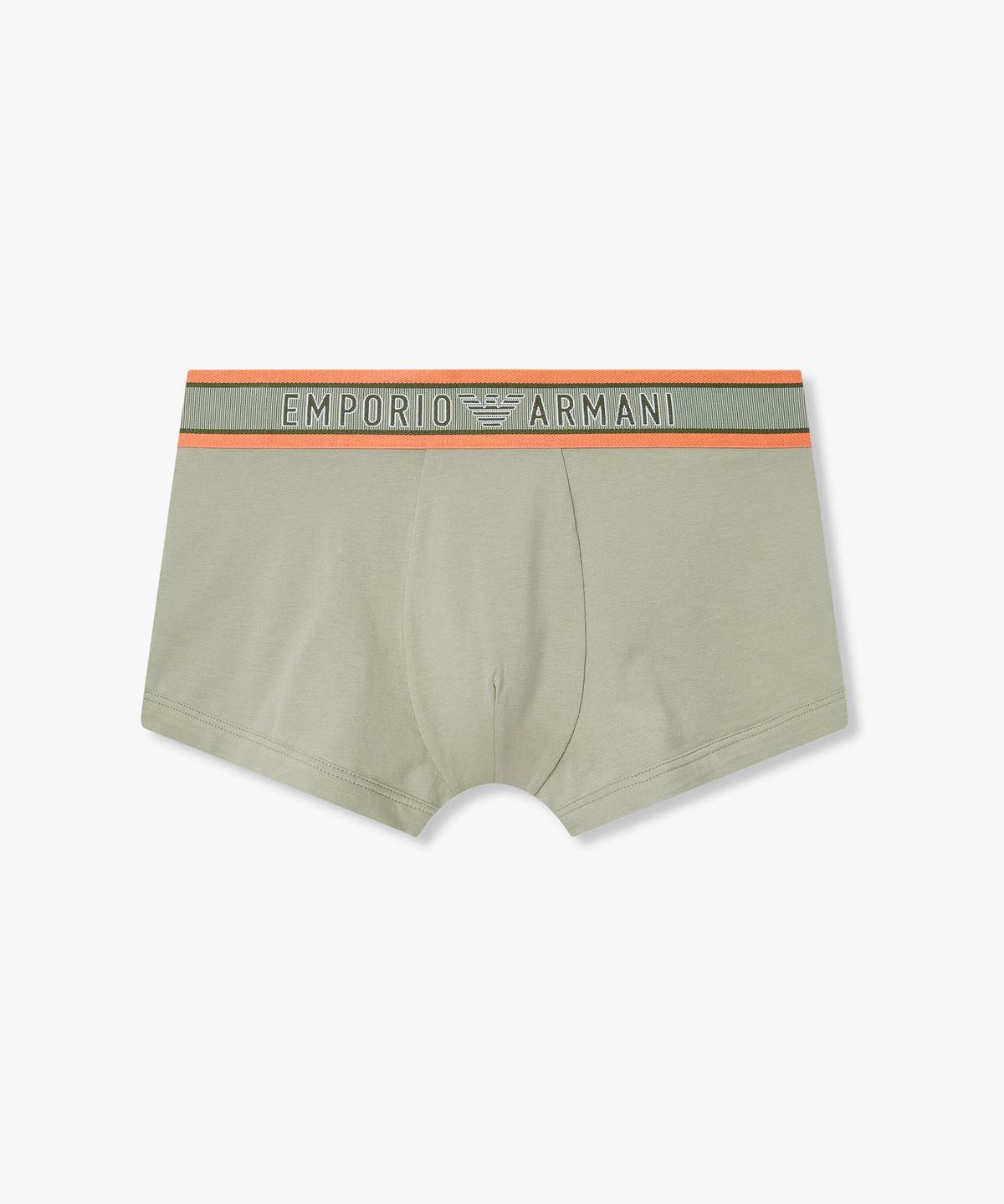 엠포리오 아르마니 언더웨어(EMPORIO ARMANI UNDERWEAR) 남성 배색 트림 빅 로고 밴딩 드로즈_카무플라주 그린 0816112025