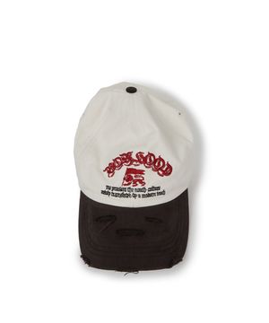 BOY HOOD DESTROYED CAP (WHITE)