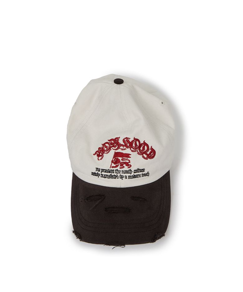 BOY HOOD DESTROYED CAP (WHITE)