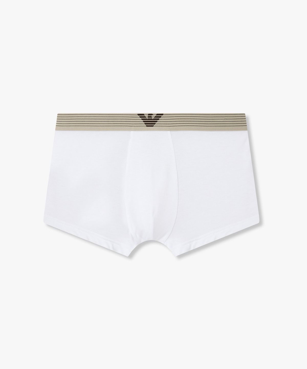 엠포리오 아르마니 언더웨어(EMPORIO ARMANI UNDERWEAR) 남성 스트라이프 밴딩 드로즈_화이트 0816112095