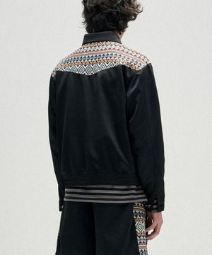 Tribal Jacquard Drizzler Jacket - Black