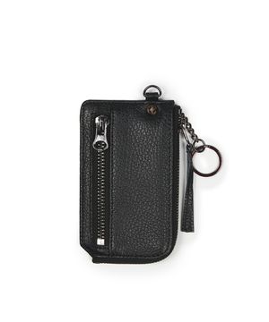 2 ZIP CARD WALLET (BLACK)
