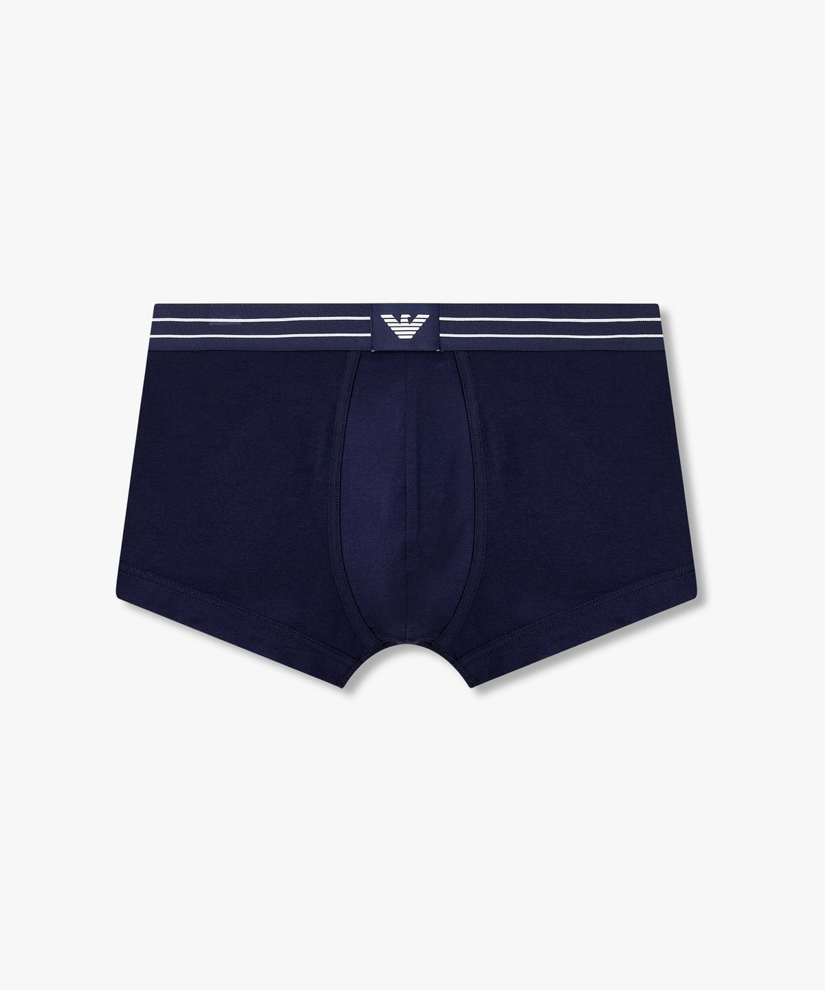 엠포리오 아르마니 언더웨어(EMPORIO ARMANI UNDERWEAR) 남성 스트라이프 밴딩 코튼 드로즈_마린 0816112050