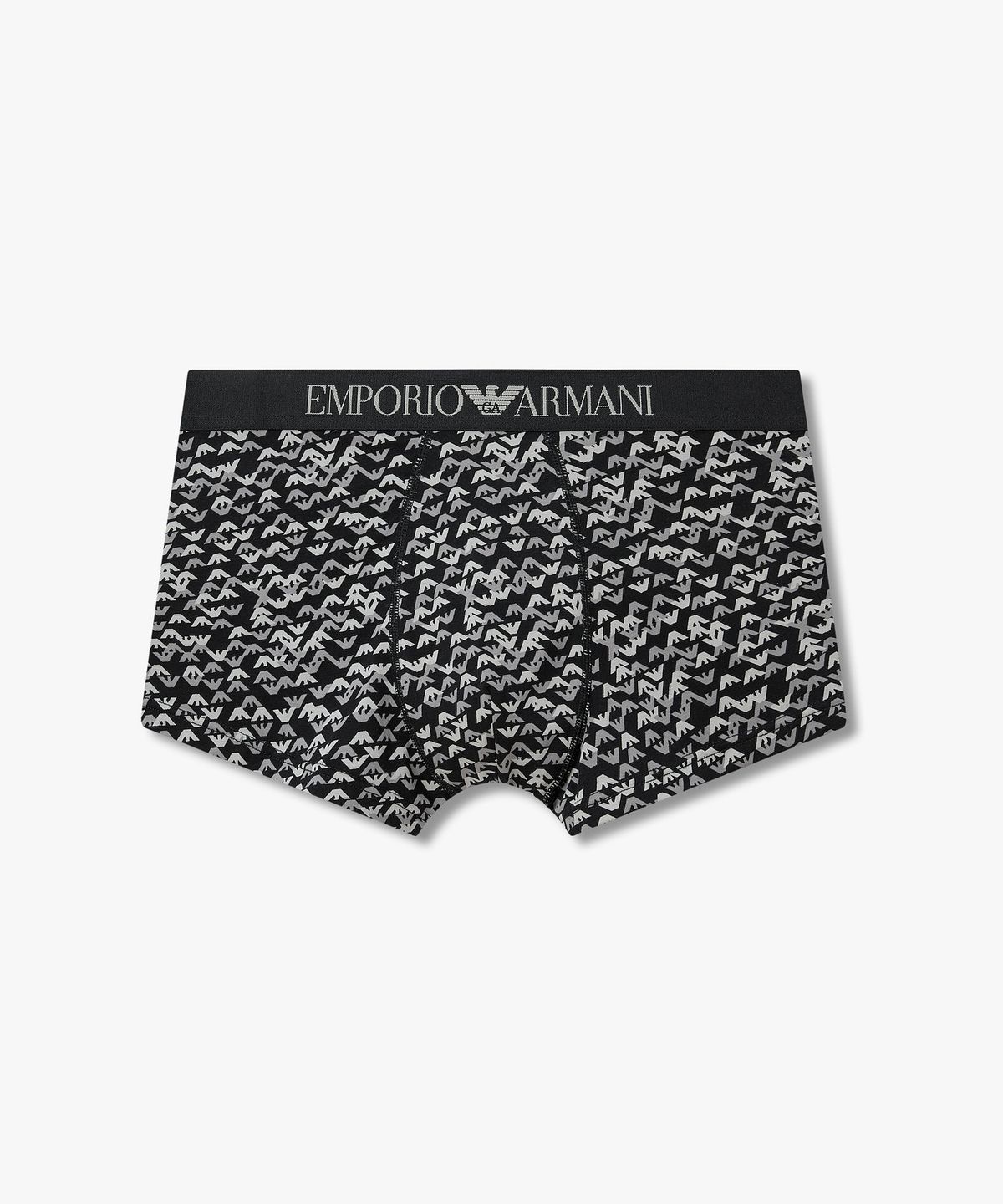엠포리오 아르마니 언더웨어(EMPORIO ARMANI UNDERWEAR) 남성 지오메트릭 로고 패턴 드로즈_블랙 0816112036