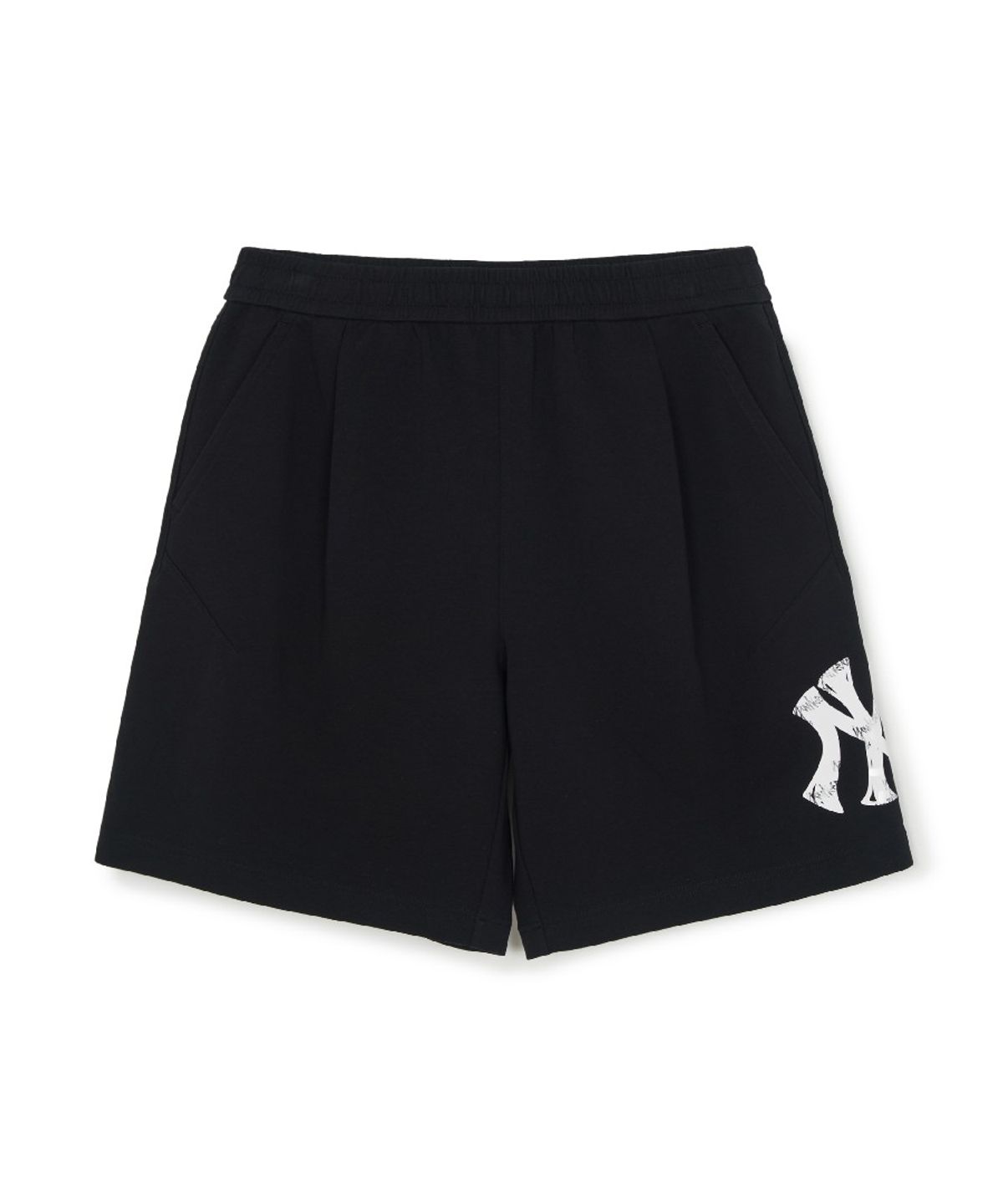 엠엘비(MLB) 베이직 메가로고 6부 반바지 NY (Black)