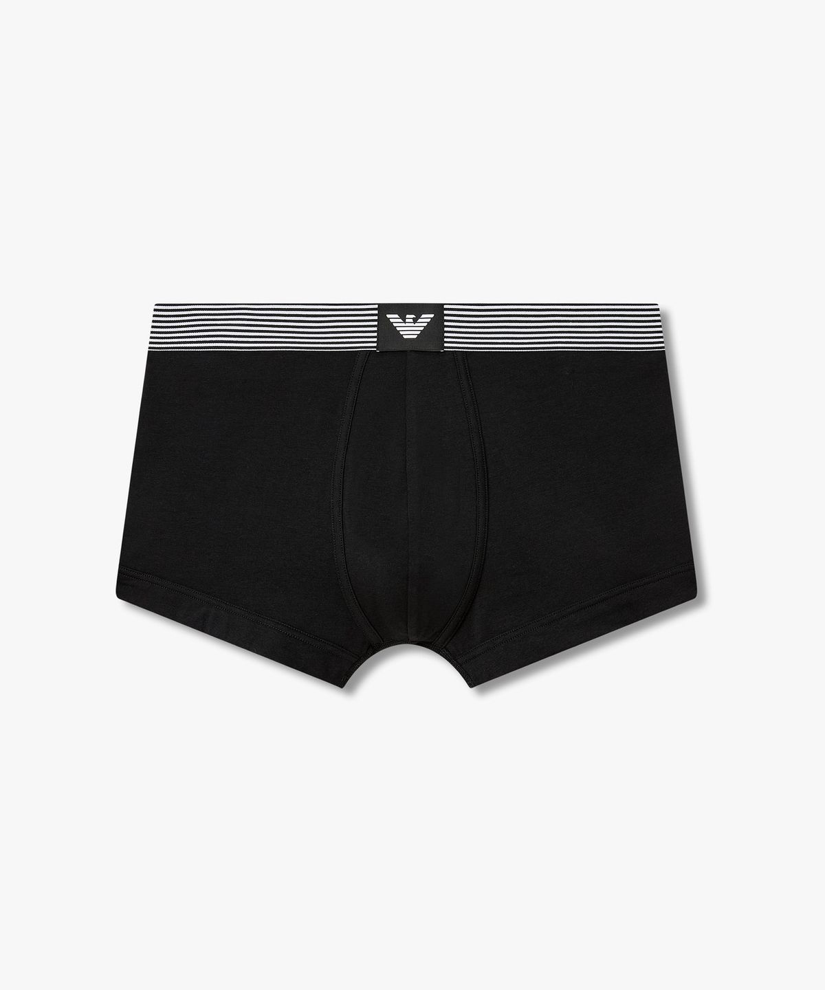 엠포리오 아르마니 언더웨어(EMPORIO ARMANI UNDERWEAR) 남성 스트라이프 밴딩 코튼 드로즈_블랙 0816112054
