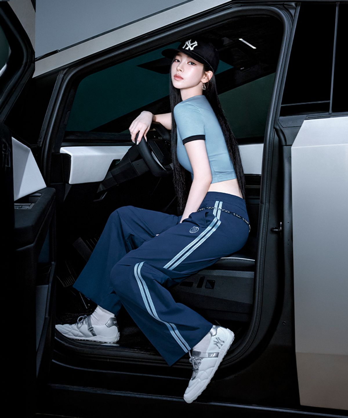 엠엘비(MLB) 슬릭 메리제인 NY (White)