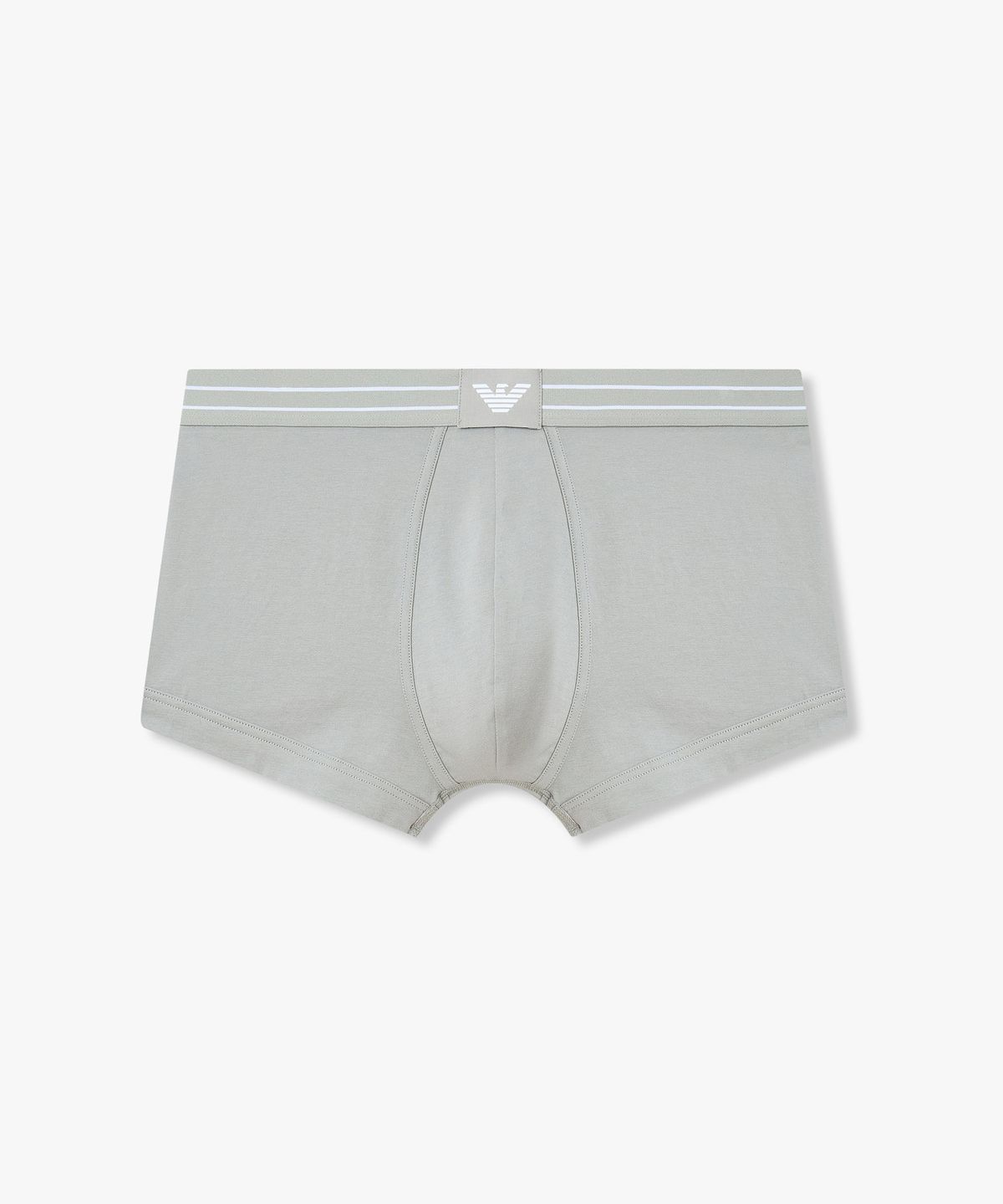 엠포리오 아르마니 언더웨어(EMPORIO ARMANI UNDERWEAR) 남성 스트라이프 밴딩 코튼 드로즈_그레이 0816112053