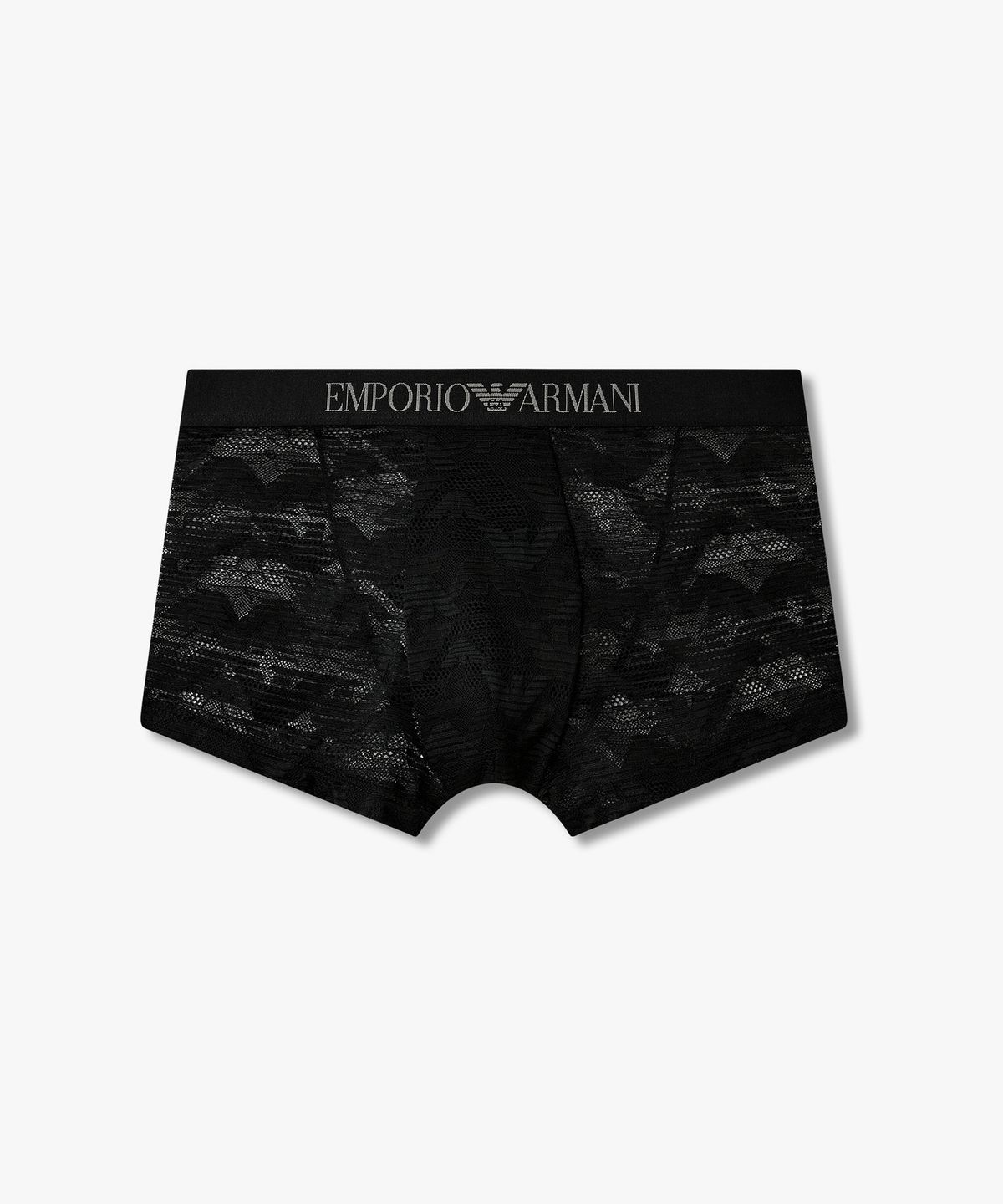 엠포리오 아르마니 언더웨어(EMPORIO ARMANI UNDERWEAR) 남성 이글 레이스 메쉬 드로즈_블랙 0816112001
