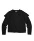DAMAGE LAYERED L/S TEE (BLACK)