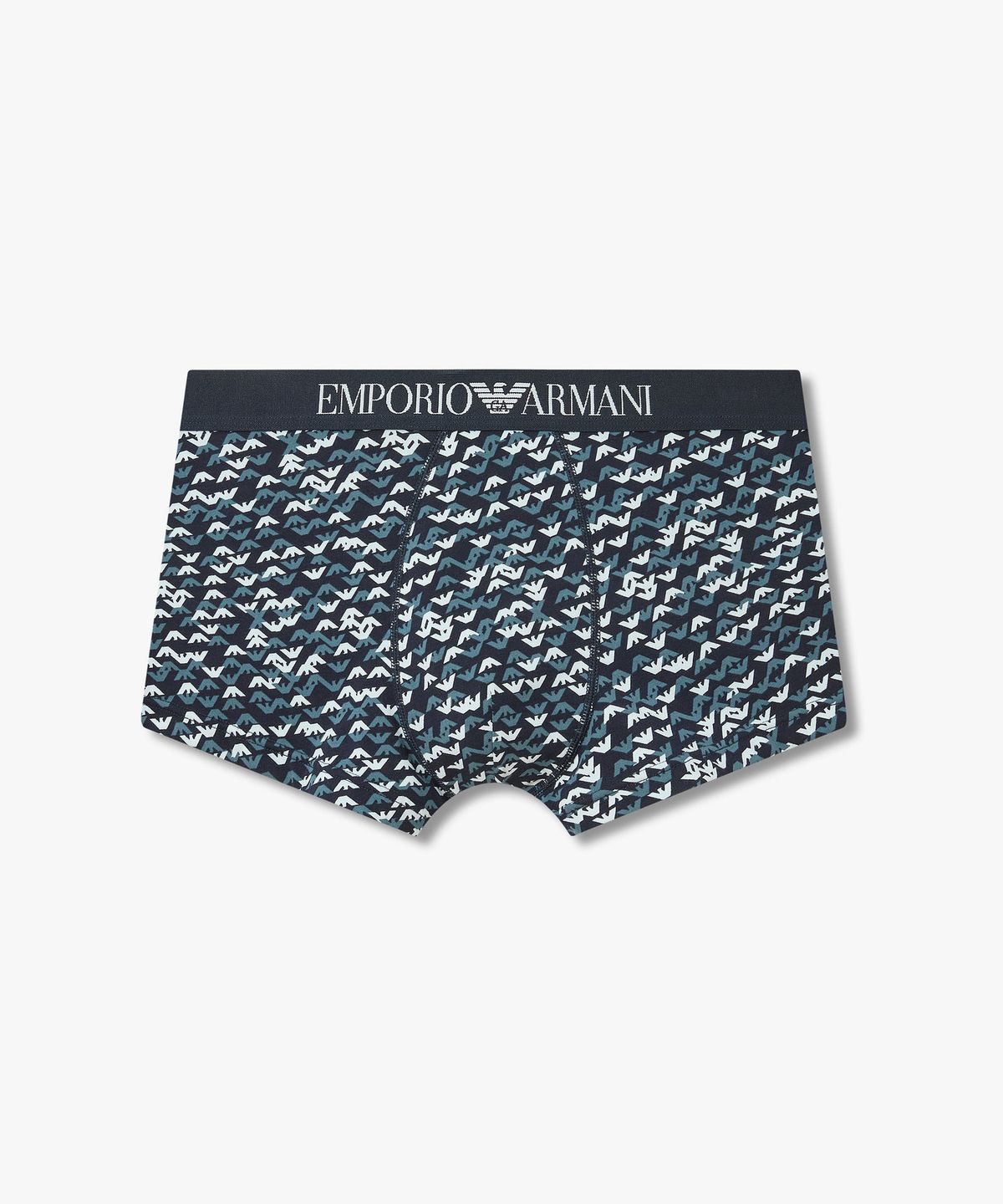 엠포리오 아르마니 언더웨어(EMPORIO ARMANI UNDERWEAR) 남성 지오메트릭 로고 패턴 드로즈_네이비 0816112034