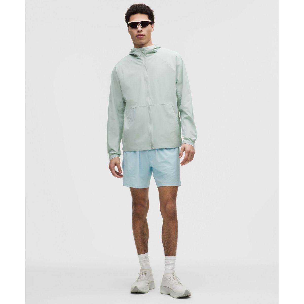 룰루레몬(LULULEMON) 마일 메이커 런 크루 립스탑 라인드 쇼츠 6inch  FOAM