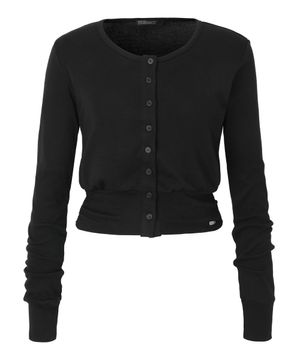 Waist-Shaped Cardigan (black)