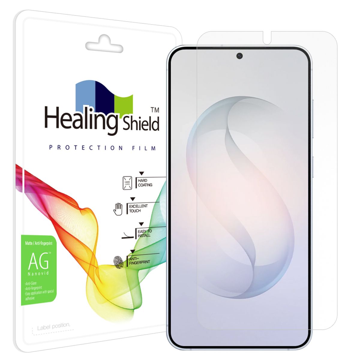 힐링쉴드(HEALINGSHIELD) 갤럭시S26 저반사 지문방지 액정보호필름 1매