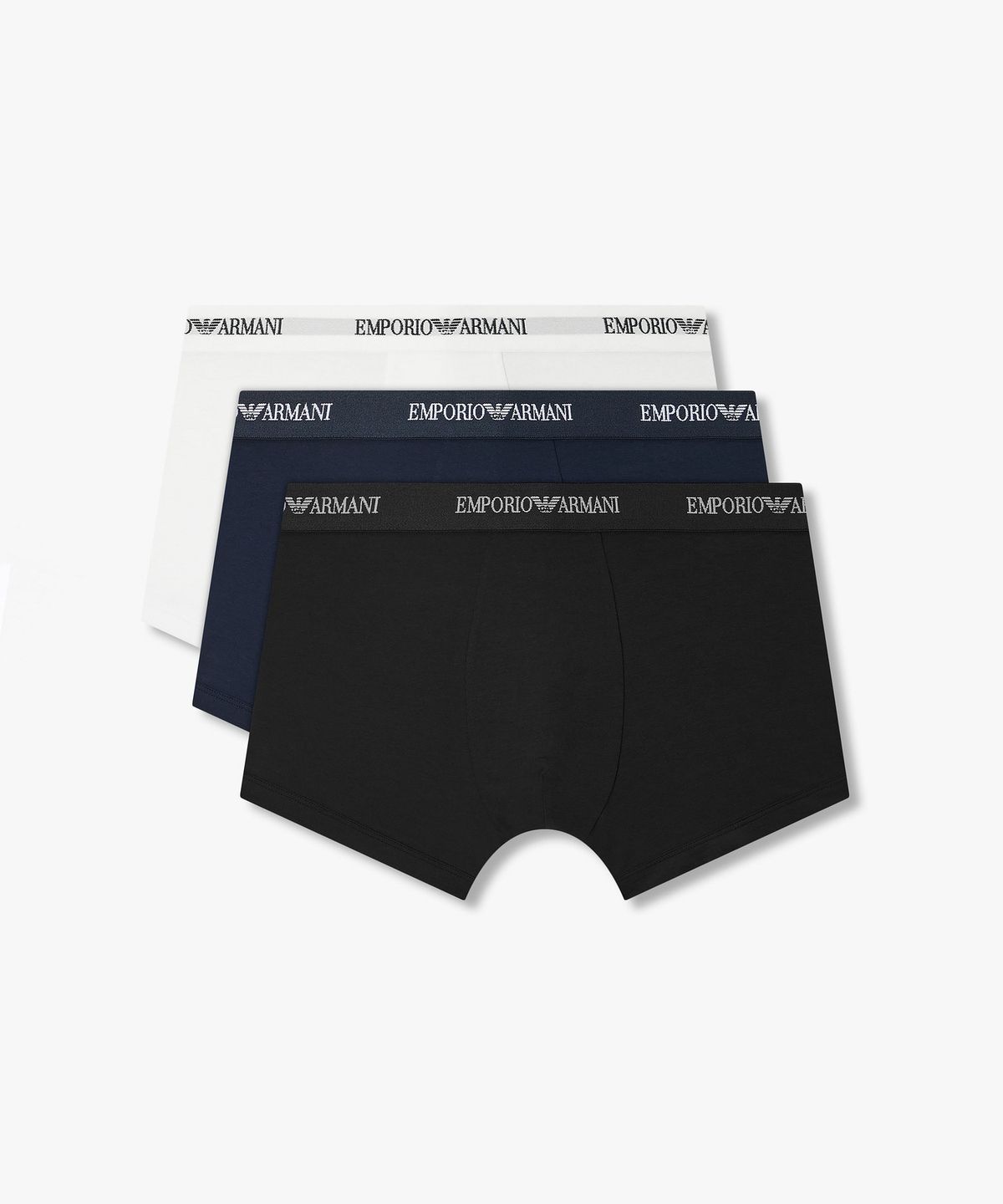 엠포리오 아르마니 언더웨어(EMPORIO ARMANI UNDERWEAR) 남성 로고 밴딩 코튼 드로즈 3PACK_멀티 0816163150
