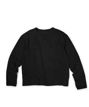 (BASE) SIDE PANEL LONG SLEEVE (BLACK)