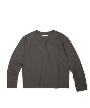 (BASE) SIDE PANEL LONG SLEEVE (CHARCOAL)