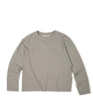 (BASE) SIDE PANEL LONG SLEEVE (GRAY)