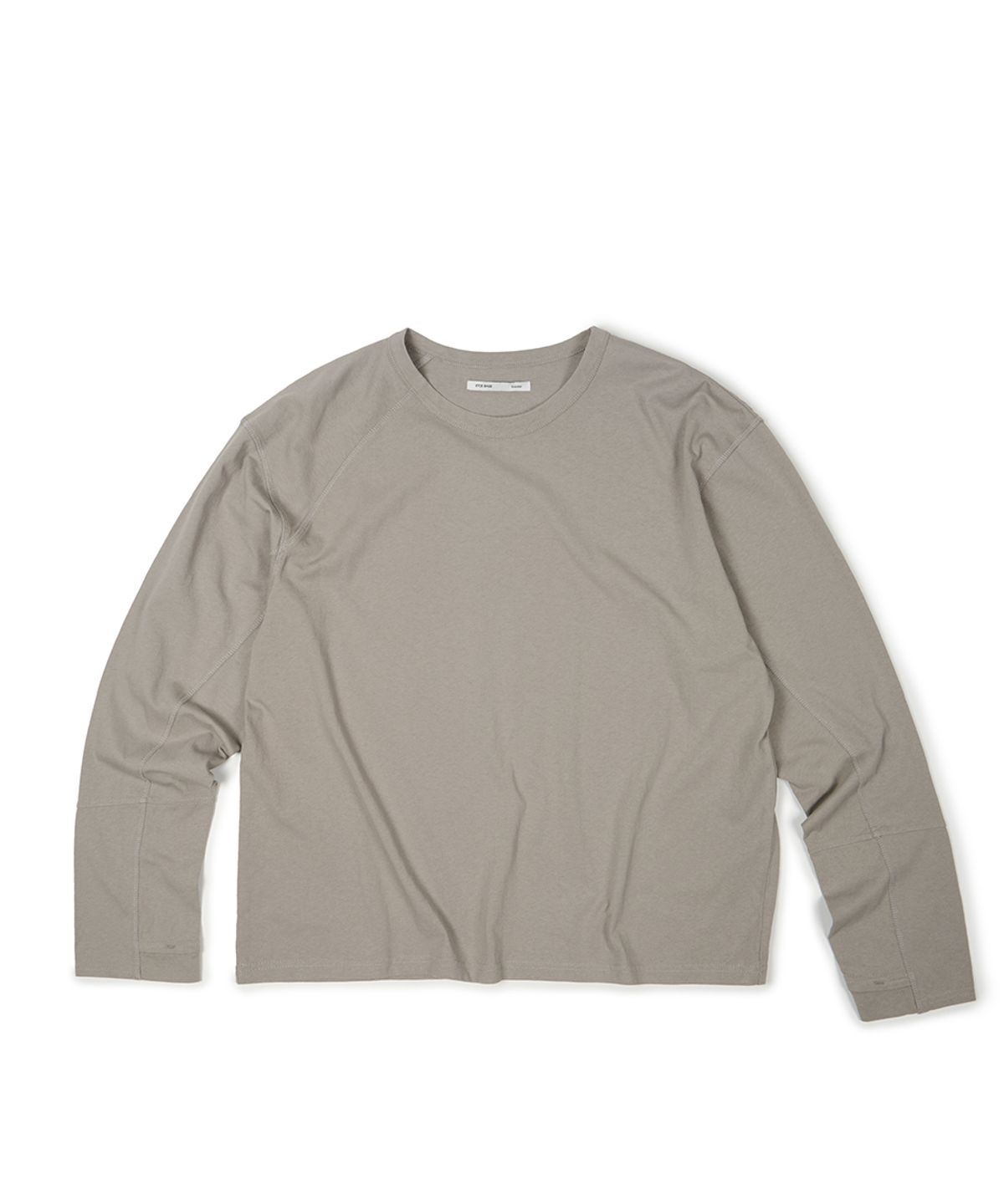이티씨이(ETCE) (BASE) SIDE PANEL LONG SLEEVE (GRAY)