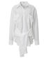 Tie-Waist Oversized Shirt (white)