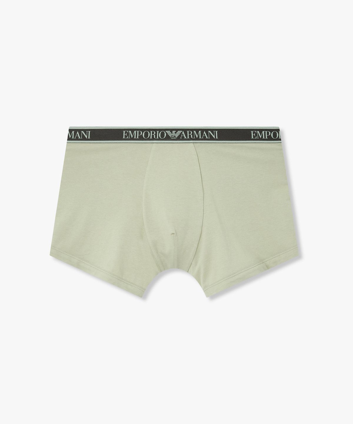 엠포리오 아르마니 언더웨어(EMPORIO ARMANI UNDERWEAR) 남성 라인 로고 밴딩 코튼 드로즈_라이트 그린 0816112083