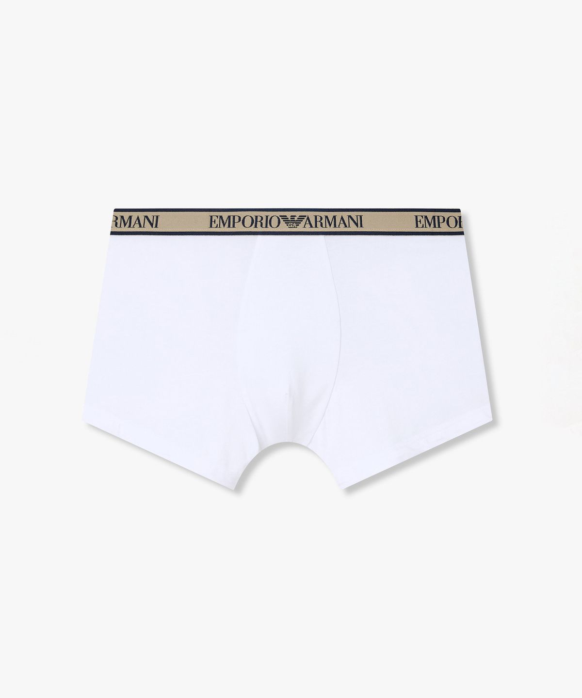 엠포리오 아르마니 언더웨어(EMPORIO ARMANI UNDERWEAR) 남성 라인 로고 밴딩 코튼 드로즈_화이트 0816112081