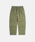 Pleated Wide Army Pants Light Olive